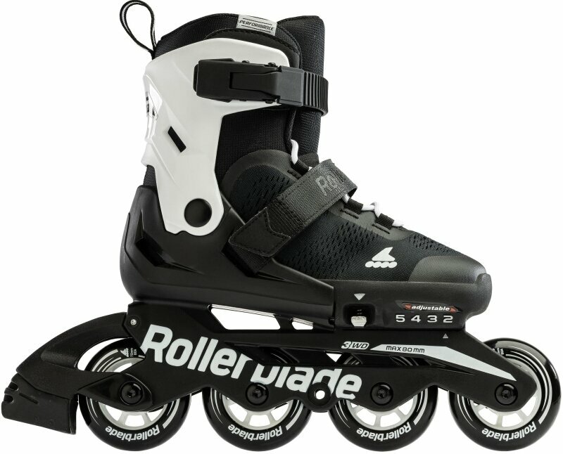 Roller Skates Rollerblade Microblade JR Black/White 33-36,5 Roller Skates