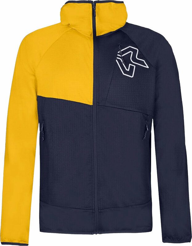 Rock Experience Pulóver Zebra Hoodie Man Fleece Blue Nights/Old Gold XL