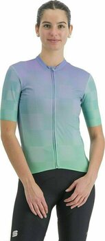 Biciklistički dres Sportful Rocket Women Jersey Chalk Violet Jade Cream L - 1