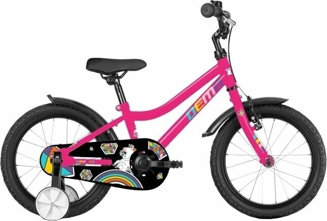 Bicicleta para crianças DEMA Drobec Pink 16" Bicicleta para crianças