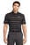 Polo Shirt Nike Dri-Fit Tour Mens Striped Golf Polo Black/Anthracite/White XL