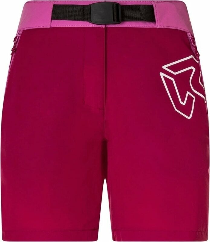 Kratke hlače na prostem Rock Experience Scarlet Runner Woman Shorts Cherries Jubilee/Super Pink M Kratke hlače na prostem