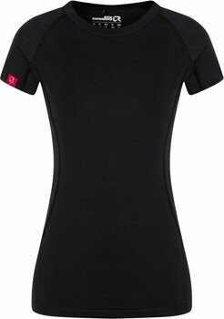 Thermo ondergoed voor dames Rock Experience Makani 2.0 SS Woman T-Shirt Caviar M Thermo ondergoed voor dames - 1