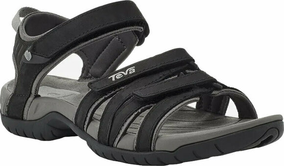 Womens Outdoor Shoes Teva Tirra Leather Women's Black 36 Womens Outdoor Shoes - 1