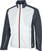 Jachetă impermeabilă Galvin Green Albert Mens Jacket White/Navy/Orange 3XL