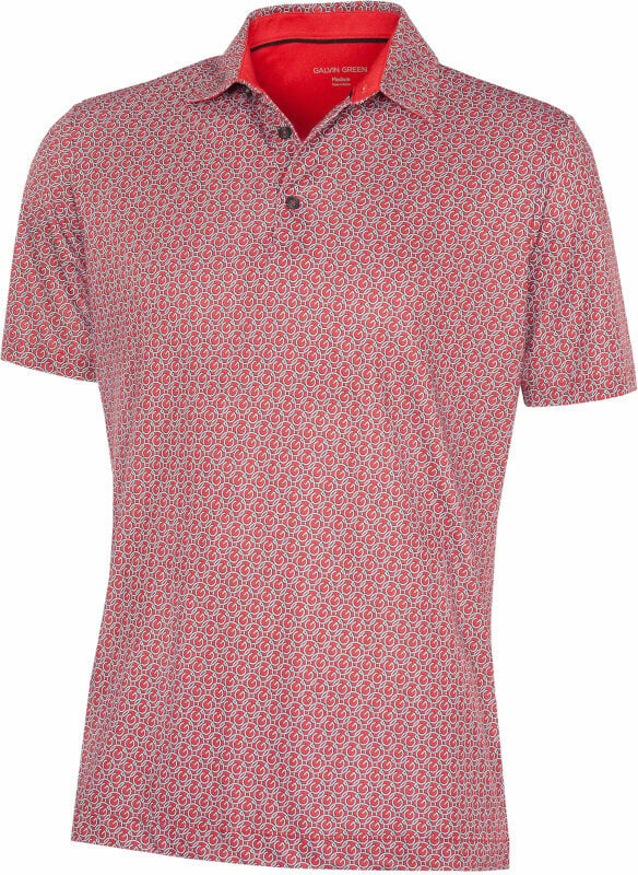 Chemise polo Galvin Green Mauro Mens Polo Red/White S