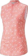 Polo košile Puma Womens Cloudspun Island Flower Sleeveless Loveable
