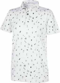 Camiseta polo Galvin Green Rowan Boys Polo Shirt White/Black 134/140 - 1