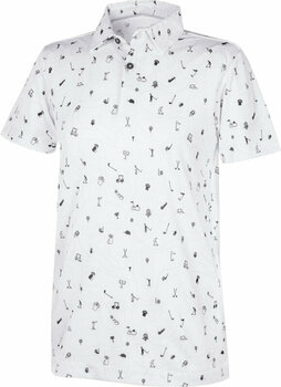 Риза за поло Galvin Green Rowan Boys Polo Shirt White/Black 146/152 Риза за поло - 1