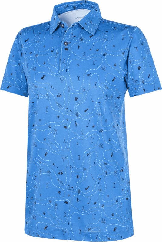 Риза за поло Galvin Green Rowan Boys Polo Shirt Blue/Navy 134/140