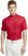 Polo Shirt Nike Dri-Fit ADV Tiger Woods Mens Mock-Neck Golf Polo Gym Red/University Red/White 2XL