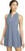 Jupe robe Nike Dri-Fit Advantage Womens Tennis Dress Blue/White L