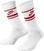 Chaussettes Nike Sportswear Everyday Essential Crew Socks 3-Pack Chaussettes White/University Red/University Red XL