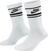 Meias Nike Sportswear Everyday Essential Crew Socks 3-Pack Meias White/Black/Black L