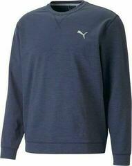 Mikina/Svetr Puma Cloudspun Heather Crewneck Navy Blazer Heather S Pulovr