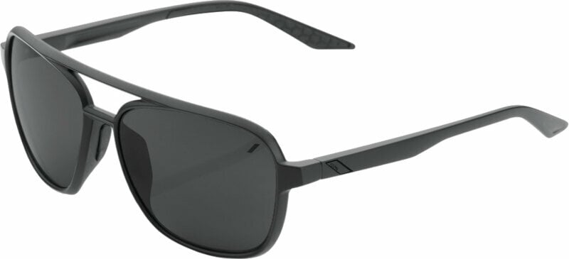 Sport Glasses 100% Kasia Matte Black/Black Mirror Lens