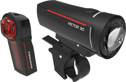 Oświetlenie rowerowe Trelock LS 300 I-Go Vector/LS 740 Vector Rear Set Czarny 30 lm Oświetlenie rowerowe - 1