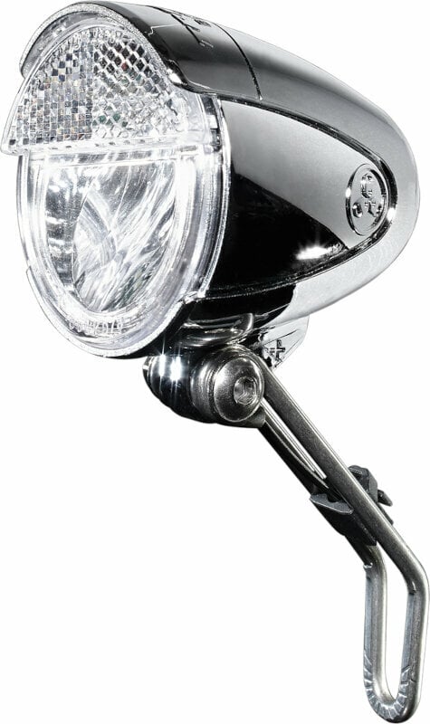 Oświetlenie rowerowe przednie Trelock LS 583 Bike-i Retro 15 lm Chrom Oświetlenie rowerowe przednie