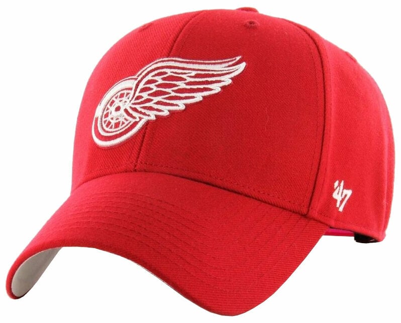 Hokejová kšiltovka Detroit Red Wings NHL '47 MVP Ballpark Snap Red Hokejová kšiltovka