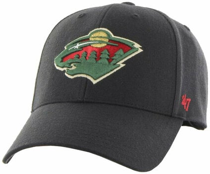 Хокейна шапка с козирка Minnesota Wild NHL '47 MVP Team Logo Dark Green Хокейна шапка с козирка - 1