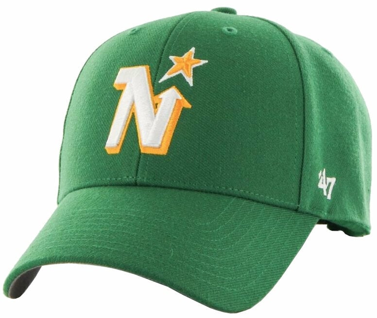 Хокейна шапка с козирка Minnesota Wild NHL '47 MVP Vintage Logo Kelly Green Хокейна шапка с козирка