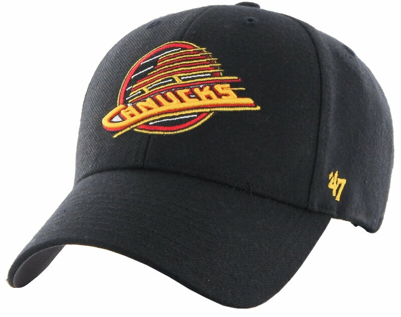 Șapcă hochei Vancouver Canucks NHL '47 MVP Vintage Logo Black Șapcă hochei