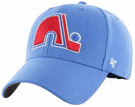 Хокейна шапка с козирка Quebec Nordiques NHL '47 MVP Vintage Logo Blue Raz Хокейна шапка с козирка - 1