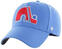 Hokejowa czapka z daszkiem Quebec Nordiques NHL '47 MVP Vintage Logo Blue Raz Hokejowa czapka z daszkiem