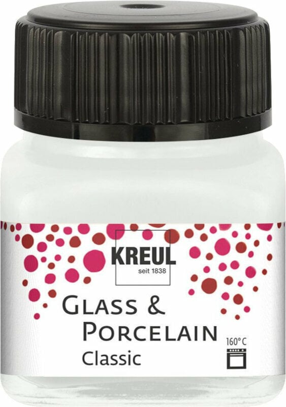 Porcelænsmaling Kreul Classic Maling til glas og porcelæn Cream White 20 ml 1 stk.