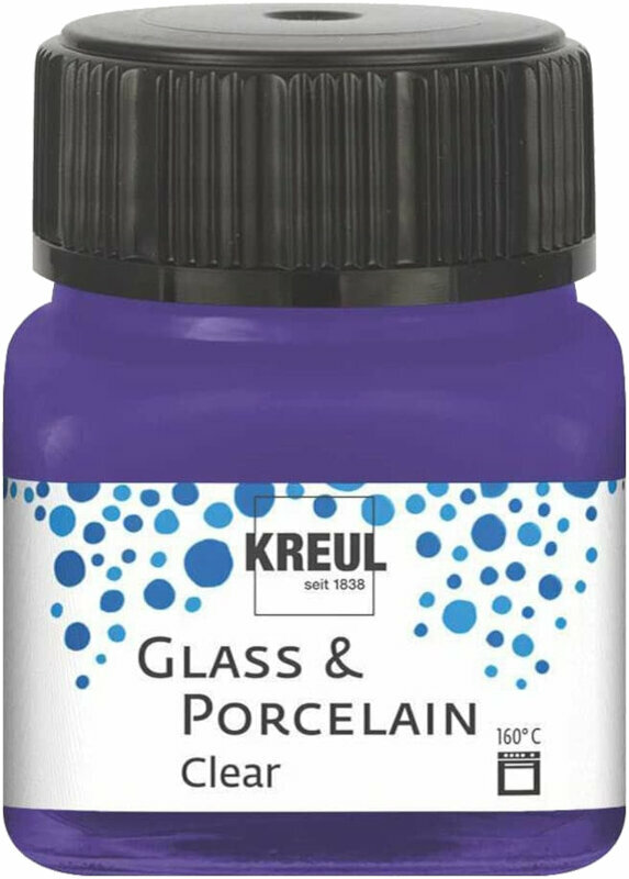 Βαφή για Γυαλί Kreul Clear Βαφή γυαλιού Violet 20 ml 1 τεμ.