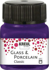 Peinture porcelaine Kreul Classic Peinture pour verre et porcelaine Violet 20 ml 1 pc