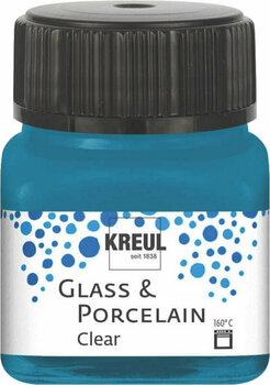 Farba na sklo Kreul Clear Window Color 20 ml Cyanean Blue - 1