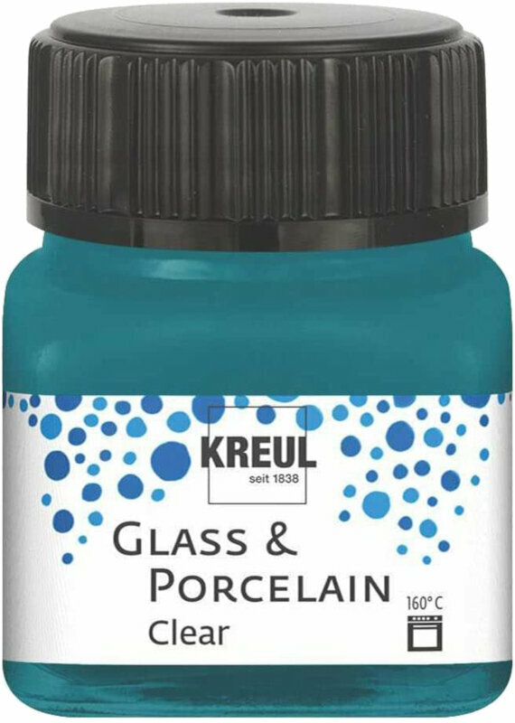 Barva na sklo Kreul Clear Window Color 20 ml Turquoise