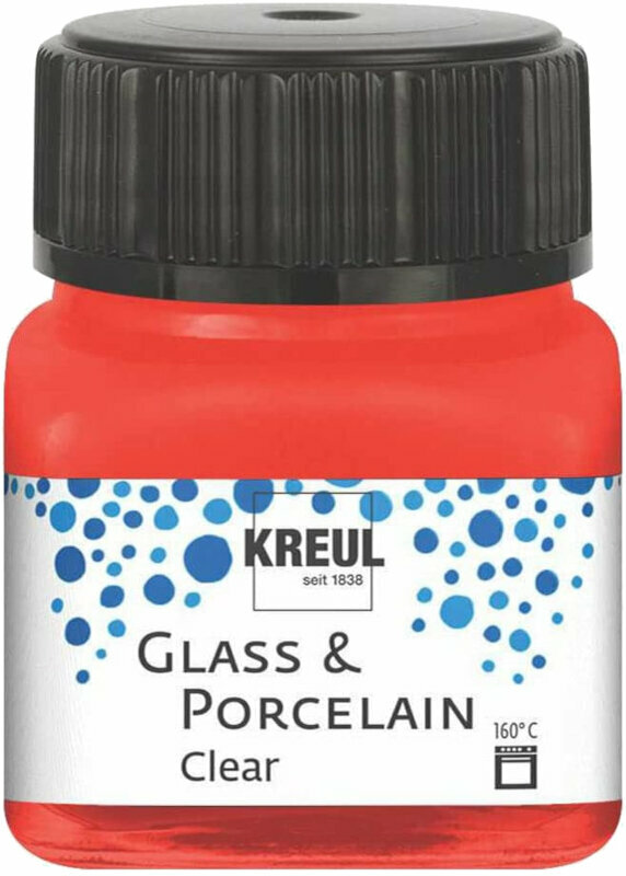 Glass Paint Kreul Clear Glass Paint Cherry Red 20 ml 1 pc