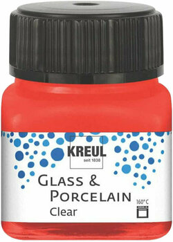 Glass Paint Kreul Clear Glass Paint Cherry Red 20 ml 1 pc - 1