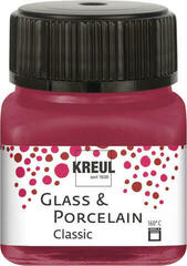 Porcelænsmaling Kreul Classic Maling til glas og porcelæn Granat Red 20 ml 1 stk.