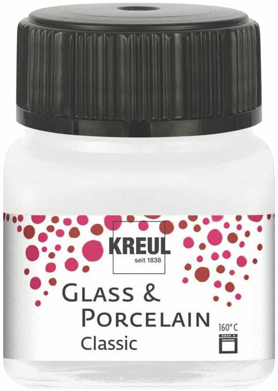 Glass Paint Kreul Classic Window Color 20 ml Metallic Mother of Pearl White