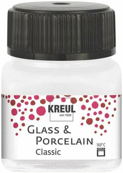 Glass Paint Kreul Classic Window Color 20 ml Metallic Mother of Pearl White - 1