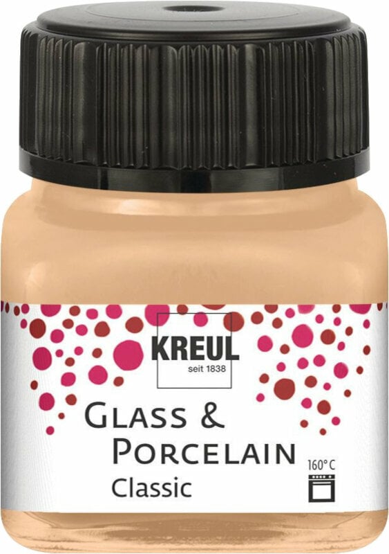 Pintura de vidrio Kreul Classic Window Color 20 ml Metallic Champagne Pintura de vidrio
