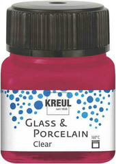 Glass Paint Kreul Clear Glass & Porcelain Paint Wine Red 20 ml 1 pc