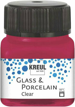 Farba na sklo Kreul Clear Window Color 20 ml Wine Red - 1