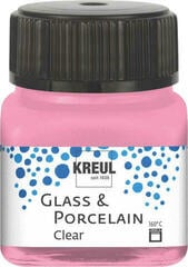 Glass Paint Kreul Clear Glass & Porcelain Paint Rose 20 ml 1 pc