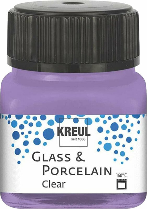 Barva na sklo Kreul Clear Window Color 20 ml Lilac