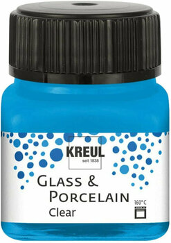 Pintura de vidrio Kreul Clear Window Color 20 ml Water Blue Pintura de vidrio - 1