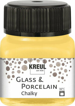 Vopsea pentru sticla Kreul Chalky Window Color 20 ml Yellow Safran - 1