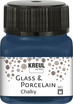 Boja za staklo Kreul Chalky Window Color 20 ml Navy Blue - 1