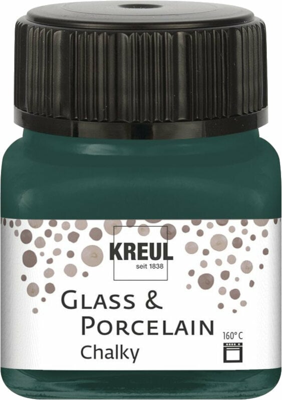 Tinta para vidro Kreul Chalky Window Color 20 ml Cottage Green