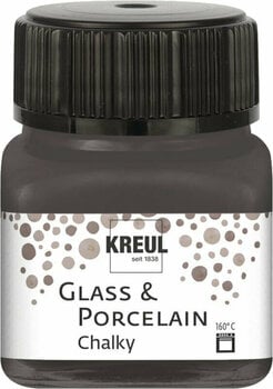 Glass Paint Kreul Chalky Window Color 20 ml Volcanic Gray - 1