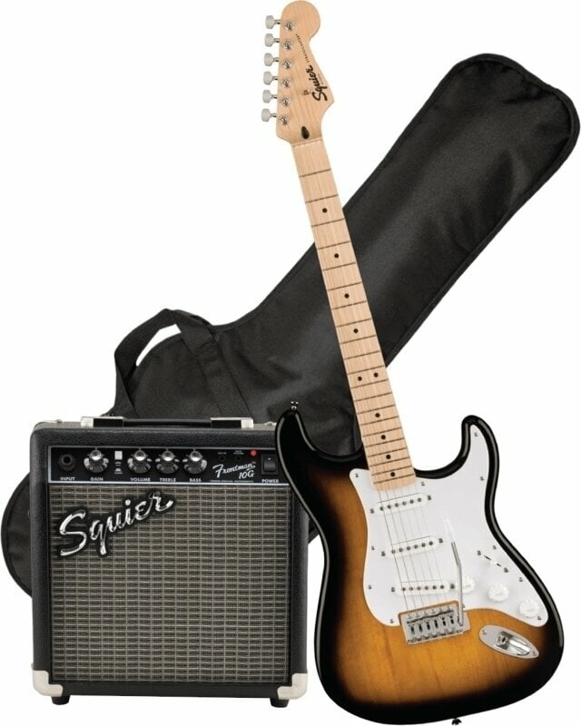 Elektrisk guitar Fender Squier Sonic Stratocaster Pack 2-Color Sunburst