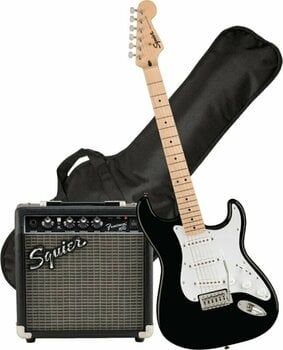 Elektrická gitara Fender Squier Sonic Stratocaster Pack Black - 1